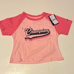 Champion Kids Two-Tone Pink T-Shirt